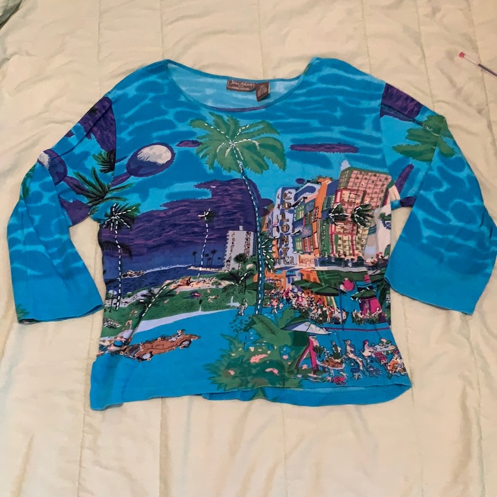 Jane Ashley Petite Miami Beach Top